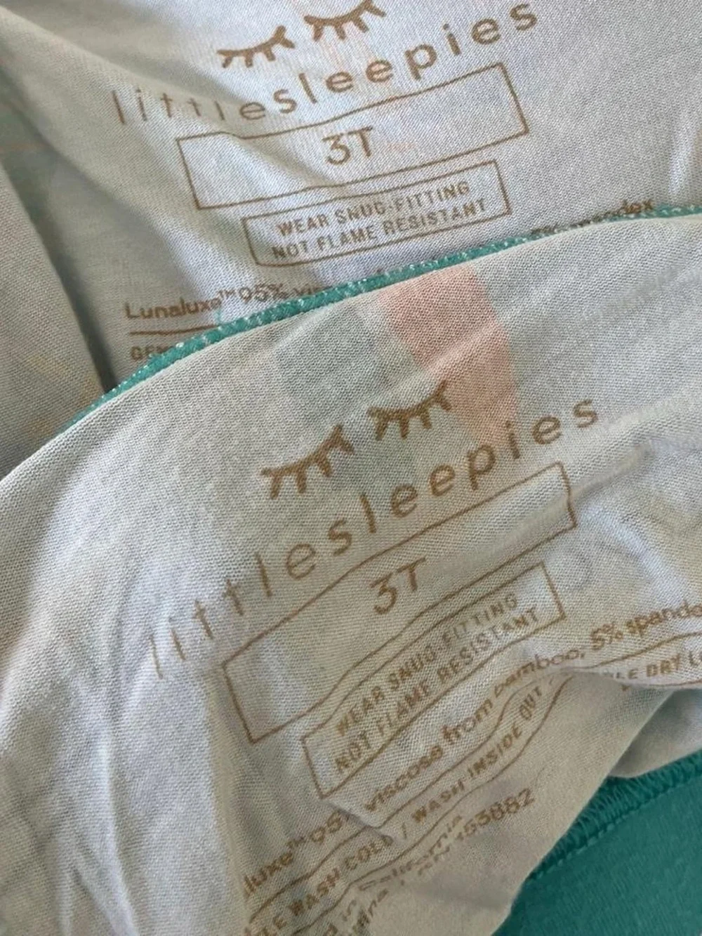 Toddler 3T Little Sleepies Surf Life 2 Piece Bamboo Shorts Set Lounge Set EUC